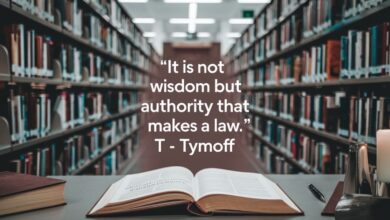 It Is Not Wisdom but Authority That Makes a Law. T - Tymoff