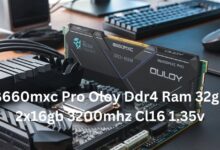 B660mxc Pro Oloy Ddr4 Ram 32gb 2x16gb 3200mhz Cl16 1.35v