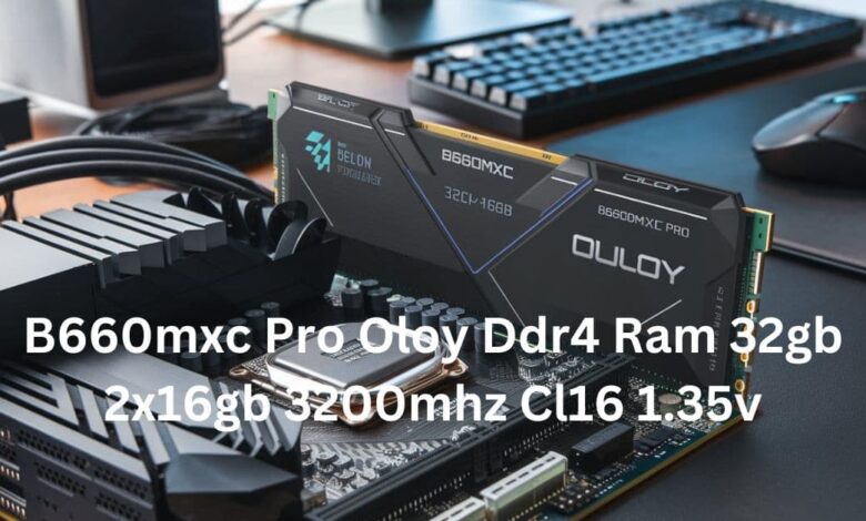 B660mxc Pro Oloy Ddr4 Ram 32gb 2x16gb 3200mhz Cl16 1.35v